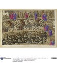 Sandro Botticelli (1445–1510): La Divina Commedia, Inferno XVIII. Vergil und Dante im achten Kreis der Hölle (Malebolge), 1. und 2. Bolgia: Bestrafung der Kuppler und Verführer, der Schmeichler und Huren, Metallstift, Feder und Pinsel auf Pergament, 1481–1488, Bildquelle: Stiftung Preußischer Kulturbesitz, Photograph: Jörg P. Anders, http://www.smb-digital.de/eMuseumPlus?service=direct/1/ResultLightboxView/result.t1.collection_lightbox.$TspTitleImageLink.link&sp=10&sp=Scollection&sp=SfieldValue&sp=0&sp=2&sp=3&sp=Slightbox_3x4&sp=84&sp=Sdetail&sp=0&sp=F&sp=T&sp=91, Creative Commons Lizenz 3.0 Deutschland (CC BY-NC-SA 3.0 DE). https://creativecommons.org/licenses/by-nc-sa/3.0/de/