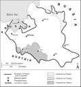 Karten der 3 Teilungen von Polen; Bildquelle Poland: A Country Study, 1992, hg. v. Federal Research Division of the Library of Congress, http://info-poland.buffalo.edu/classroom/maps/task4.html.