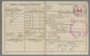 Registration card for 'displaced persons' IMG