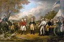 John Trumbull (1756-1843), Die Kapitulation des Generals Burgoyne bei Saratoga 1821 IMG