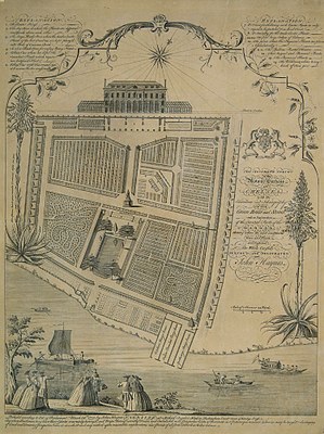 John Haynes, An Accurate Survey of the Physic Garden, 1751