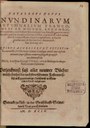 Willer, Georg: Catalogus Novus Nundinarum Autumnalium Francofurti...,  1599 IMG
