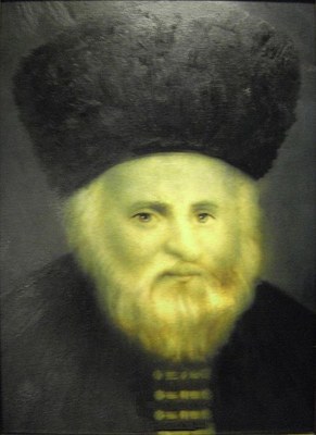 Unbekannter Künstler, Porträt des Gaon von Wilna (1720-1797), Ölgemälde 1915. Bildquell: Wikimedia: http://commons.wikimedia.org/wiki/File:Vilna_Gaon_authentic_portrait.JPG