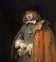 Rembrandt Harmenszoon van Rijn (1606–1669), Portrait von Jan Six (1618–1700), Öl auf Leinwand, 112 × 102 cm, 1654; Bildquelle: © Rijksmuseum, Amsterdam, Sammlung Six.