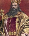 Portrait von König Kasimir III. (1310–1370), Gemälde, Jahr unbekannt, Künstler: Jan Matejko; Bildquelle: Wikimedia Commons, https://commons.wikimedia.org/wiki/File:CasimirtheGreat.jpg, gemeinfrei.