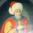 Portrait von Sultan Murad I. (ca. 1325–1389), Wandgemälde im Manyal-Palace-Museum, Kairo, Ägypten, wahrscheinlich vor 1952, unbekannter Künstler, Photographie und Scan: BomBom; Bildquelle: Wikimedia Commons, http://commons.wikimedia.org/wiki/File:Murad_I_-_Manyal_Palace_Museum.JPG, gemeinfrei.