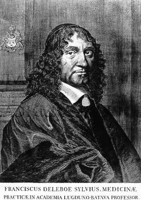Cornelis van Dalen (1602–1665), Portrait of Franciscus dele Boë Sylvius (1614–1672), engraving, 1659; source: Clendening Library Portrait Collection, http://clendening.kumc.edu/dc/pc/sylviusf.jpg.
