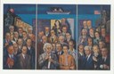 Arthur Kaufmann (1888-1971), Die geistige Emigration, 1939–1964, Triptychon, Öl auf Hartfaser, 213 x 343 cm; Bildquelle: Kunstmuseum Mülheim an der Ruhr http://www.muelheim-ruhr.de/cms/kunstmuseum_muelheim.html, © VG Bild-Kunst, Bonn 2011.