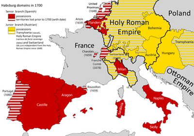 Map of Habsburg Dominions in 1700 IMG