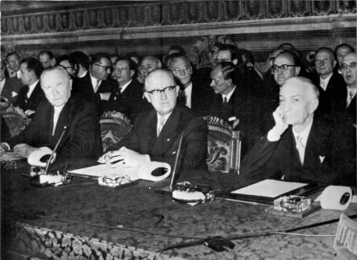 Unterzeichnung der römischen Verträge 1957