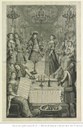 Bal à la Françoise, kennt Fr. Rentsch aus Buch das Genre (Grafik, Stich etc ?), unbekannter Künstler, 1682; Bildqulle: http://www.gallica.bnf.fr, Permalink: http://gallica.bnf.fr/ark:/12148/btv1b69454798.