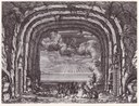 Israël Silvestre (1621–1691), Stich nach François Francart, Les Noces de Pélée et de Thétis, 1. Akt, 3. Szene, 1654; Bildquelle: http://www.gallica.bnf.fr, Permalink: http://gallica.bnf.fr/ark:/12148/btv1b84043203/f1.