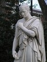 John Gibson (1790–1866), William Huskisson (1770–1830), marble sculpture, London, undated, photographer: James Gray; source: Wikimedia Commons, http://commons.wikimedia.org/wiki/File:WilliamHuskissonPimlicoDetail.jpg.  Creative Commons Attribution-Share Alike 3.0 Unported