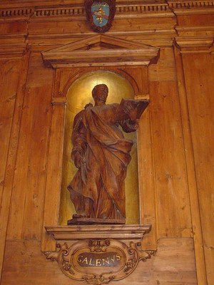 Fotografie der Statue von Galenos im Palazzo dell’ Archiginnasio, Bologna Bildquelle: http://commons.wikimedia.org/wiki/File:Anatomical_theatre_of_the_Archiginnasio,_Bologna,_Italy_-_the_statue_of_Galenus.JPG