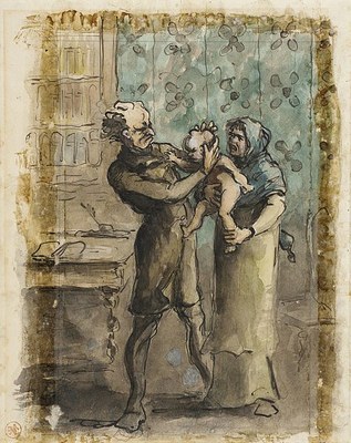 Cham (1819–1879), The Visit to the Phrenologist, ca. 1871–1879