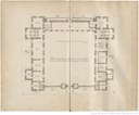 Plan du premier étage du rez-de-chaussée de la cour du château de Chavigny en Touraine IMG