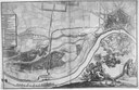 Plan von Dresden mit Einzeichnungen von Aufmarsch- und Festplätzen anläßlich der Vermählung des Kurprinzen Friedrich August mit Maria Josepha 1719 IMG