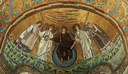 Apse mosaic in basilica of San Vitale, Ravenna, Italy 