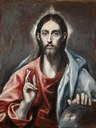El Greco, Christ Blessing ('The Saviour of the World'), ca. 1600