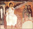 Myrrh-Bearing Women at the Tomb of Christ, Mileševa Monastery