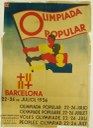 Poster Olimpiada Popular, Barcelona 1936 IMG