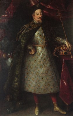 Hans von Achen, Kaiser Matthias als König von Böhmen 