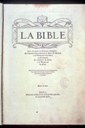 Titelseite der Bibel von Olivétan IMG