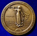 Medaille Hindenburg Stockholmer Konferenz 1925 Rückseite