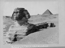 Anonym: The Sphinx, Egypt. Photographie, ohne Datum, vermutl. um 1900. Quelle: Library of Congress, Carpenter Ccollection, ca. 1880-1925. Digital ID: cph 3a02564 http://hdl.loc.gov/loc.pnp/cph.3a02564; Reproduction Number: LC-USZ61-797. Public Domain.