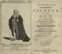 Ben Jonson, Volpone, or the Fox, Ausgabe 1778