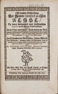 Offt begehrte Beschreibung der Newen Orientalischen Reise 1647 IMG