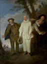 Jean-Antoine Watteau (1684 - 1721), The Italian Comedians, ca. 1720