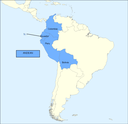 Landkarte Andengemeinschaft (Comunidad Andina de Naciones, CAN), unbekannter Ersteller, Stand: 16.07.2009; Bildquelle: © Europäische Union, 1995–2010, http://epp.eurostat.ec.europa.eu/portal/page/portal/international_statistical_cooperation/asia_and_latin_america/latin_america/andean_community_of_nations