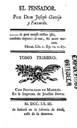[José Clavijo y Fajardo]: El Pensador (1762−1767). Bildquelle: Memoria digital de Canarias, online: http://mdc.ulpgc.es/u?/MDC,70506.
