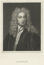 Joseph Addison (1672–1719), undatierter Kupferstich, unbekannter Künster. Bildquelle: http://digitalgallery.nypl.org/nypldigital/id?494468 © New York Public Library.