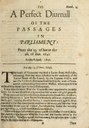 A Perfect diurnall of the passages in Parliament, from the 13. of June to the 20. of June 1642, Queen's University Library, W.D. Jordan Special Collections and Music Library. http://archive.org/details/perfectdiurnallo00londuoft.