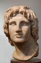 Alexander the Great (356–323 BC), marble from Alexandria, Egypt, undated, unknown sculptor, photographer: Marie-Lan Nguyen; source: Wikimedia Commons, http://commons.wikimedia.org/wiki/File:Bust_Alexander_BM_1857.jpg.