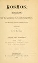 Kosmos, frontpage, 1877, https://archive.org/details/kosmos16171885leip.
