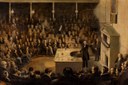 Michael Faraday lecturing at the Royal Institution December 1855 IMG