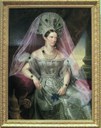 Franz Krüger  (1797–1857), Portrait of Alexandra Feodorovna (Charlotte of Prussia), Öl auf Leinwand, 1836