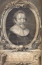 Willem Jabszoon Delff (1580–1638), Portrait von Hugo Grotius (1583–1645), Kupferstich nach einem Gemälde von Michiel van Mierevelt (1567–1641), 1632; Bildquelle: Grotius, Hugo: Annotationes in Libros Evangeliorum..., Amsterdam 1641 [Fontispiz].