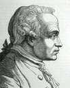 Hugo Bürkner (1818–1897), Portrait von Immanuel Kant (1724–1804), Stich, 1854; Bildquelle: Bechstein, Ludwig: Zweihundert deutsche Männer in Bildnissen und Lebensbeschreibungen, Leipzig 1854.