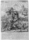 George's Combat, Kupferstich, 1745, unbekannter Künstler; Bildquelle: Library of Congress, LC-USZ62-76312, http://www.loc.gov/pictures/item/2002699083/.