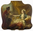 Charles André van Loo (1705–1765), Sultan's Wife Drinking Coffee, Öl auf Leinwand, 120x127 cm, 1755; Bildquelle: Mit freundlicher Genehmigung des State Hermitage Museum, St. Petersburg.