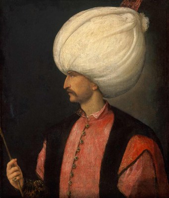 Portrait von Sultan Süleyman I. (ca. 1494–1566), Öl auf Leinwand, um 1530, unbekannter Künstler; Bildquelle: Kunsthistorisches Museum Wien. 