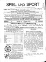 Titelblatt "Spiel und Sport" 1893 IMG