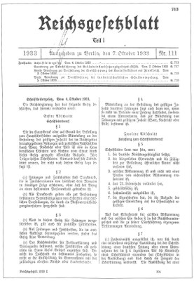 Schriftleitergesetz 1933 IMG